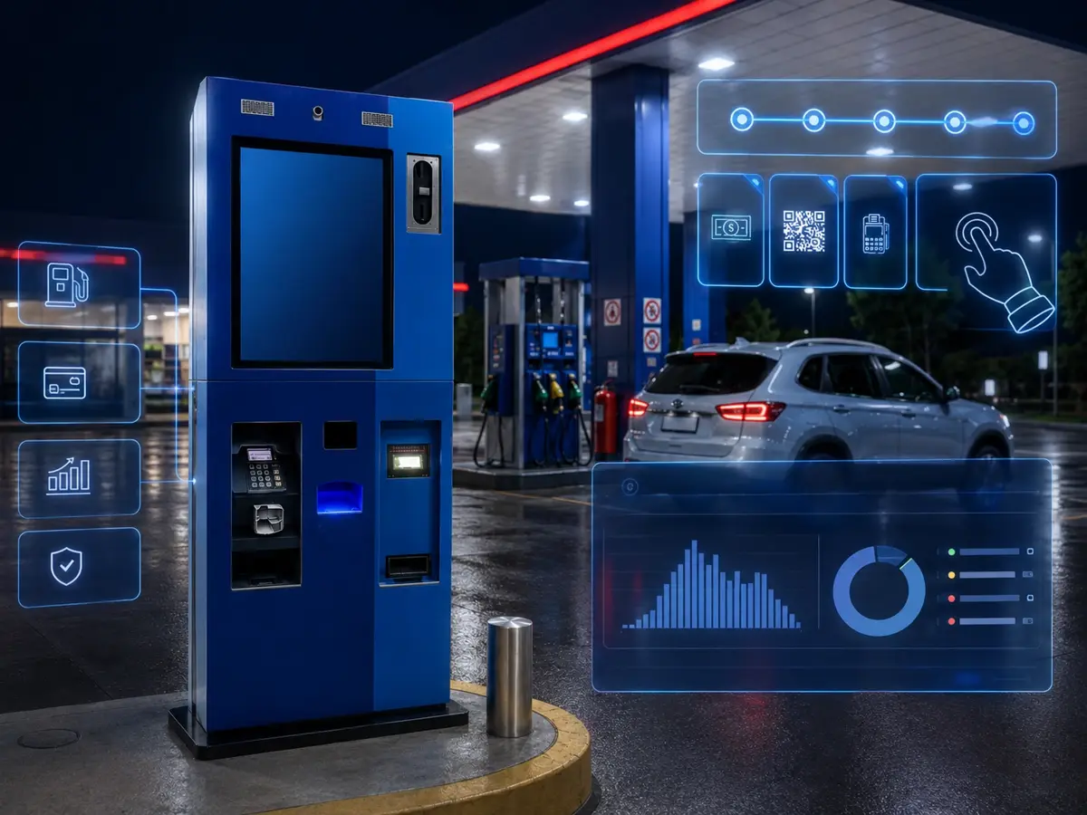 Estaciones de servicio · kioscos TouchColombia