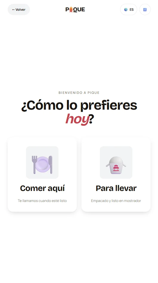 Bienvenida PIQUE en kiosco TouchColombia